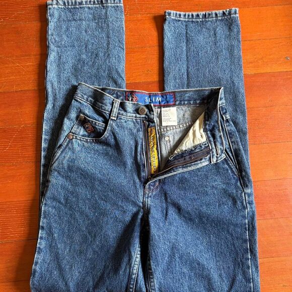 Posted Women's Blue and Navy Jeans - Picture 4 of 6